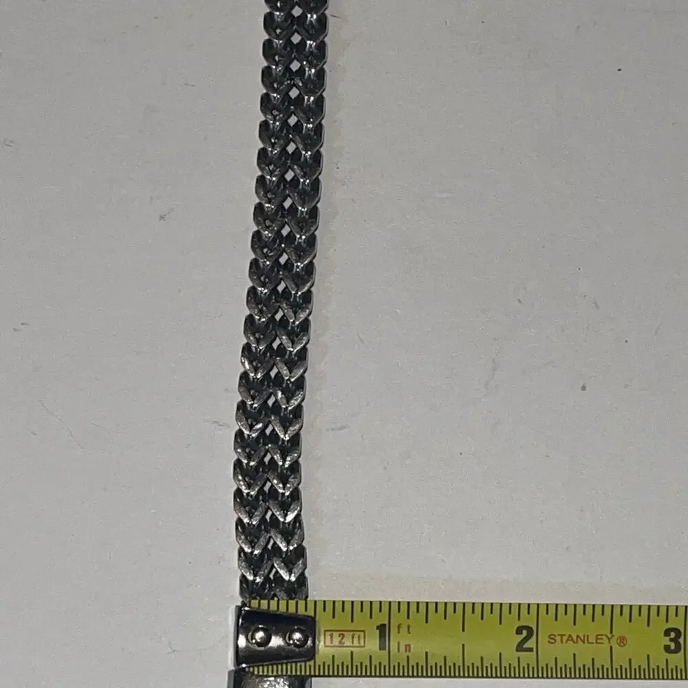 Stainless Steel Woven Chain Bracelet